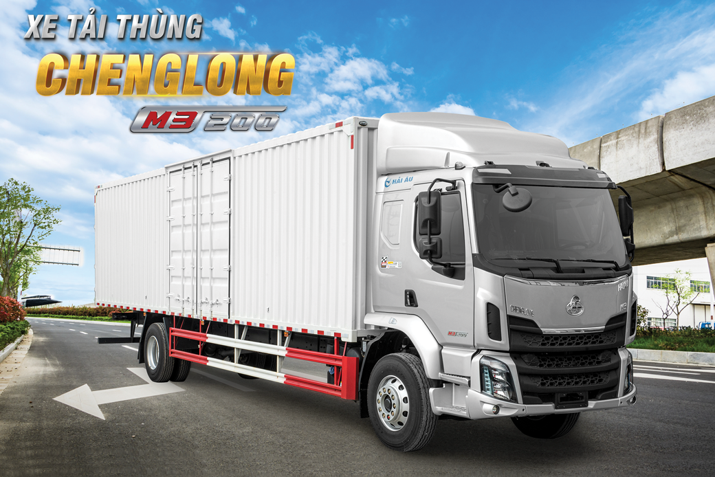 XE TẢI THÙNG CHENGLONG M3 4X2 200HP 4 MÁY (THÙNG KÍN NHẬP KHẨU)