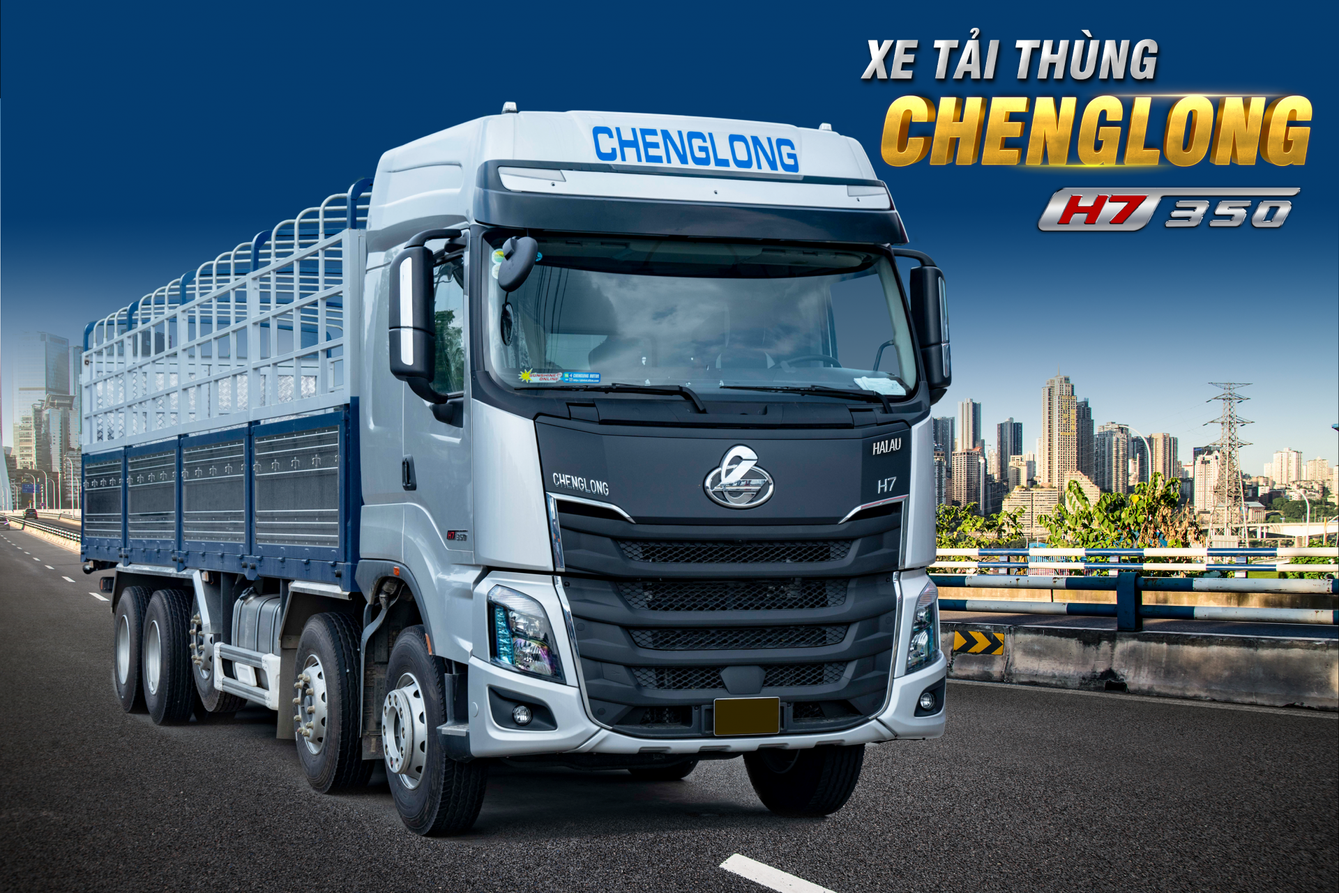 XE TẢI THÙNG CHENGLONG H7 10X4 350HP