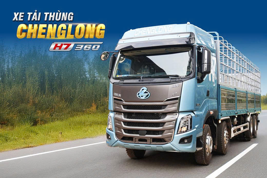 XE TẢI THÙNG CHENGLONG H7 360HP (8x4)